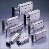 Taiyo Pneumatic Cylinder Space-saving TS Series Slide Unit/Twin-Double-rod Type